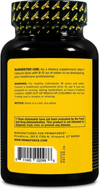 Primaforce Turkesterone 600mg, 90 Cápsulas - Suplemento No Transgénico y Sin Gluten
