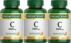 Nature's Bounty Vitamina C, 1000 mg, 100 Caplets (Pack de 3)