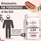 Resciency 2326 MG Suplemento Mitocondrial con ATP, CoQ10 y PQQ, 240 Cápsulas