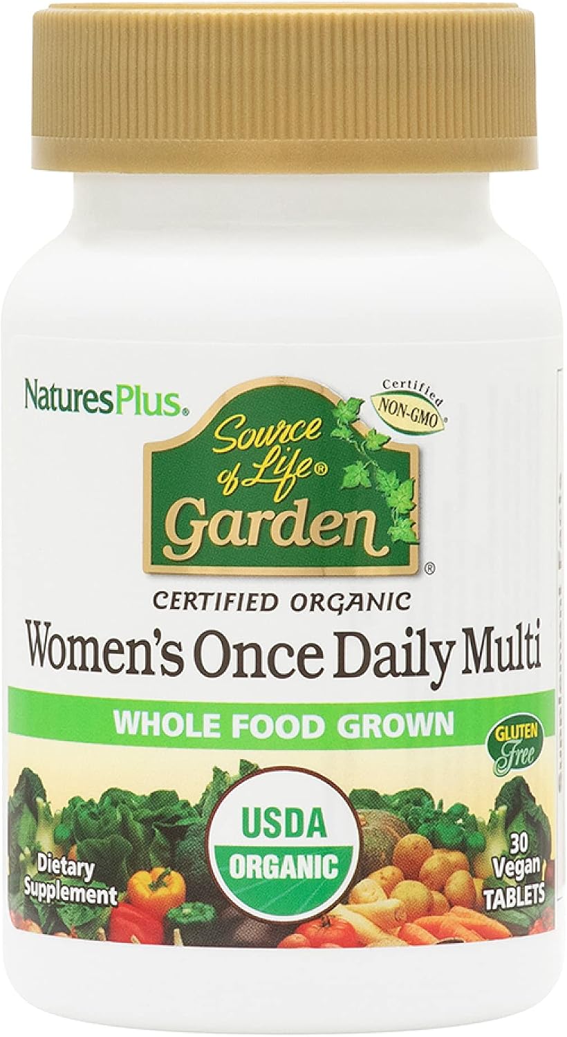 NaturesPlus Source of Life Garden Multivitamínico Diario para Mujeres - 30 Comprimidos