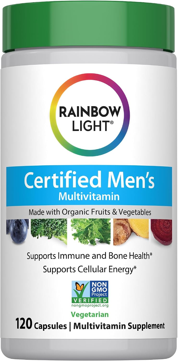 Rainbow Light Men's One+ Multivitamin | 150 Tablets | Cellular Energy & Immunity | with Vitamins C, D & Zinc