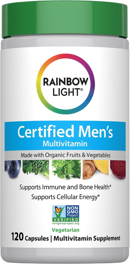 Rainbow Light Multivitamínico para Hombres | – Vitaminas del grupo B (B1, B2, B3, B5, B6, B7, B9, B12): esenciales – Image 1