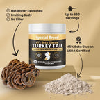 Cola de Pavo Orgánica para Perros y Gatos - Estandarizada al 45% de Betaglucanos - 660 Comprimidos - Special Breed