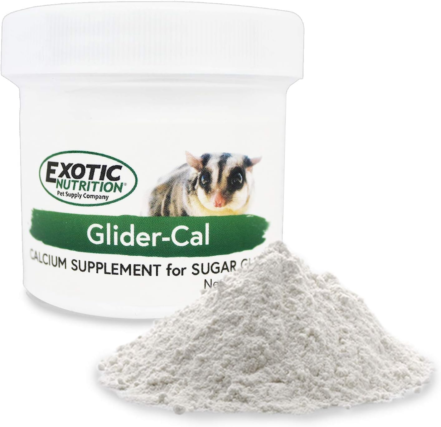 Exotic Nutrition Glider-Cal - Calcium Supplement for Sugar Gliders (3.5 oz)