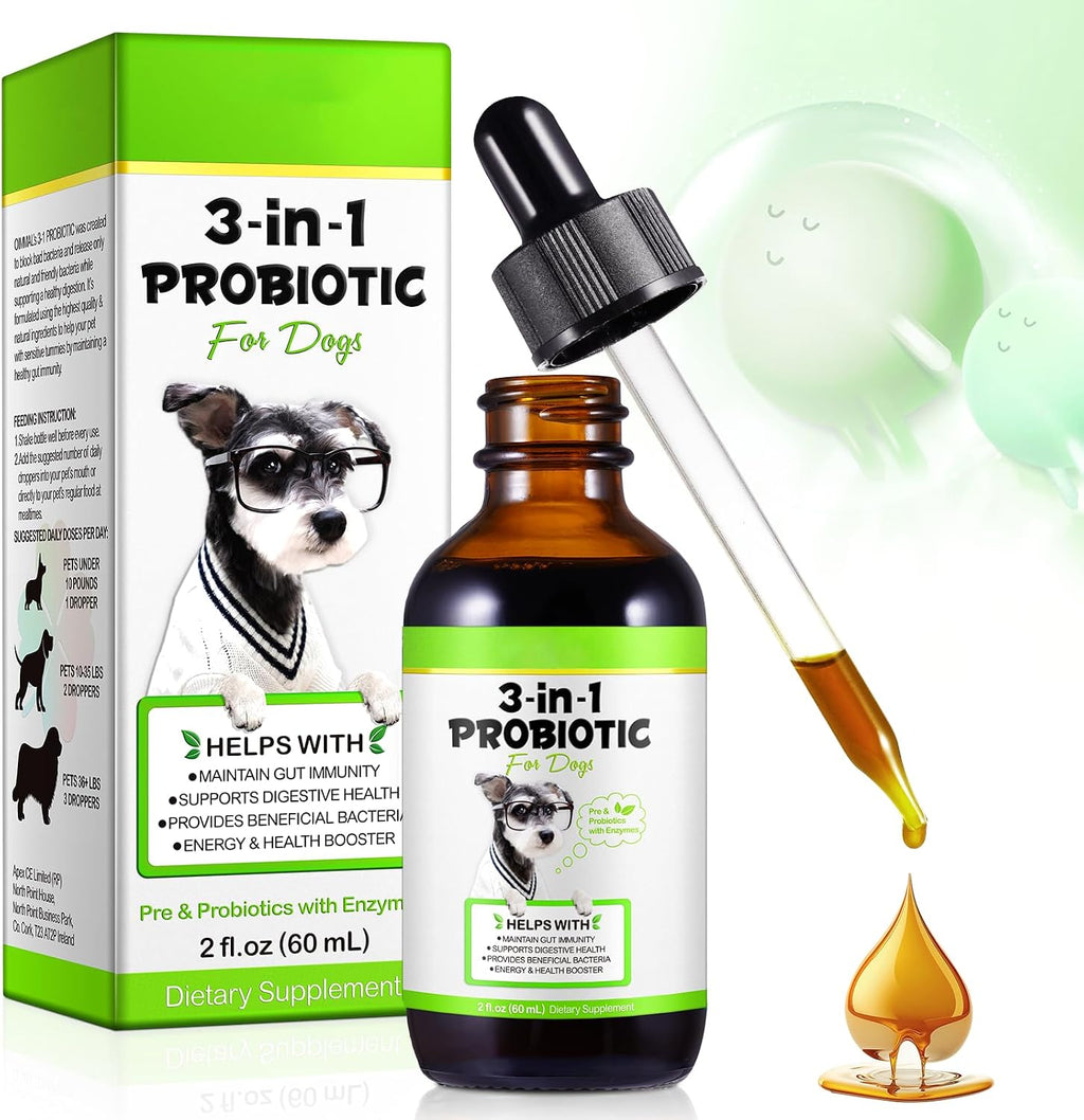 Probióticos para Perros 3 en 1 - Líquido (59 ml)