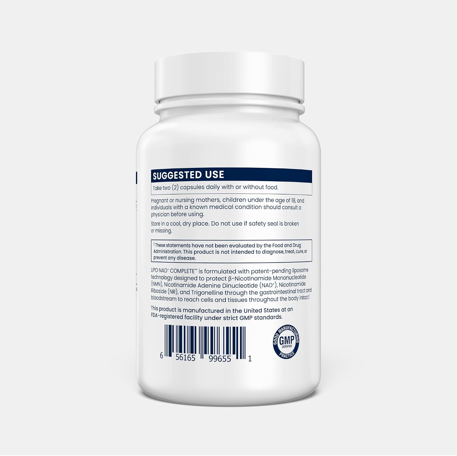 Renue By Science NAD+ Complete – 120 Cápsulas Liposomales con NMN, NR y Trigonelina