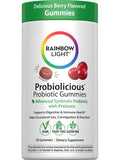 Rainbow Light Probiotic Gummies | 50 Gomitas | Simbiótico Avanzado con Prebiótico | para Hombres, Mujeres y Niños | Apoya la Salud Digestiva e Inmune