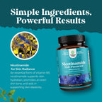 Vitamina B3 Niacinamida 500mg Cápsulas - Sin Enrojecimiento - 240 Unidades