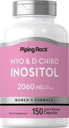 Myo-Inositol & D-Chiro Inositol | 150 Cápsulas | Fórmula Completa para Mujeres