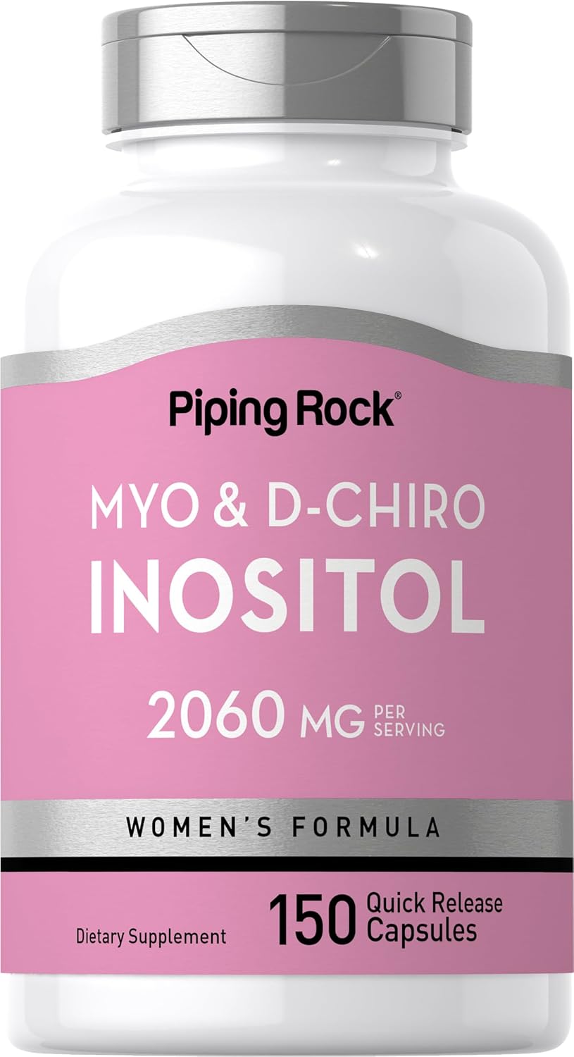 Myo-Inositol & D-Chiro Inositol | 150 Cápsulas | Fórmula Completa para Mujeres