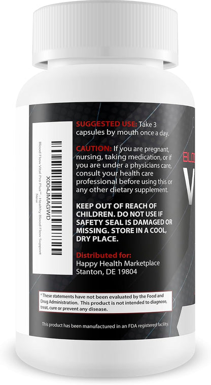 Blood Flow Vital Pro Plus - Fórmula Mejorada – Claridad mental: Un flujo sanguíneo adecuado al cerebro puede – Image 3
