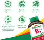 Jamieson Vitamina B2 (Riboflavina) 100 mg, 100 comprimidos