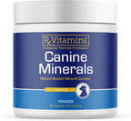 Rx Vitamins Canine Minerals - Minerales Esenciales para Perros - Calcio, Magnesio, Hierro - 454 g