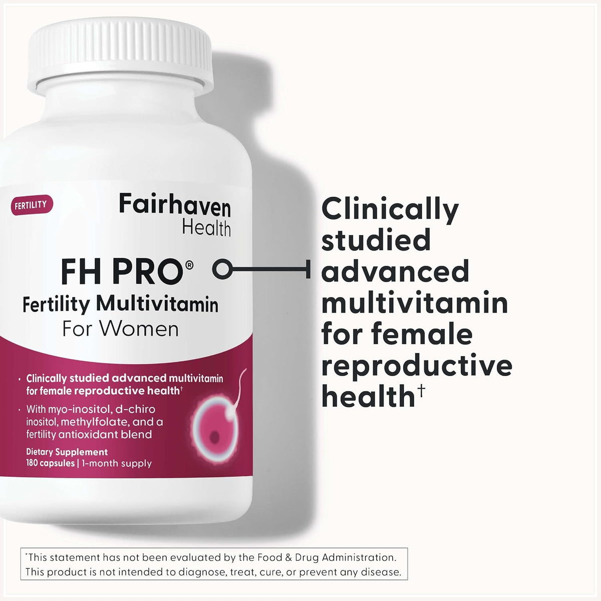 FH Pro for Women - 180 Cápsulas - Suplemento – CoQ10 (ubiquinona): Un antioxidante esencial para la producción de – Image 2