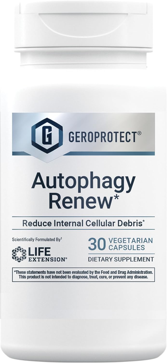 Life Extension GEROPROTECT® Autophagy Renew - Luteolina y Piperlongumina - Apoyo a la Autofagia y Salud Celular - 30 Cápsulas