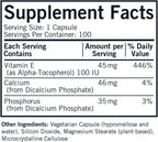 Kirkman Vitamina E 100 UI - Hipoalergénica - 100 Cápsulas Vegetales