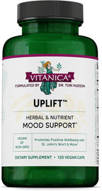 Vitanica Uplift - Apoyo para el Estado de Ánimo y Bienestar Emocional - 120 Cápsulas Veganas