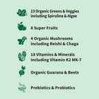 Garden of Life Sport Organic Greens – Apple Berry (270g)