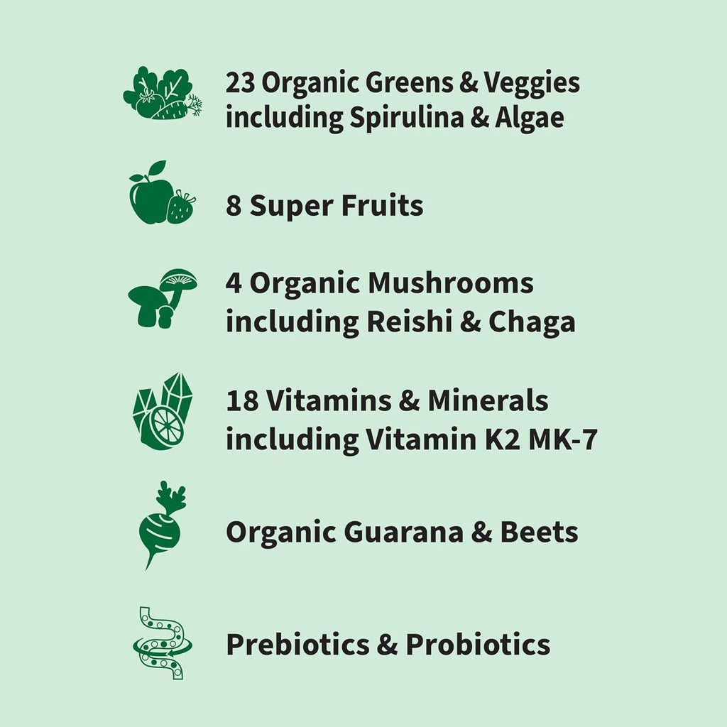 Garden of Life Sport, Organic Greens, Apple Berry, 270 g