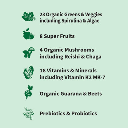 Garden of Life Sport, Organic Greens, Apple Berry, 270 g – Image 2