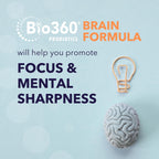 Bio360 Cognitive Support, 30 Suplementos Veganos