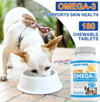 Zenpaws Omega 3 Fish Oil for Dogs - 180 Comprimidos - Sabor a Pato