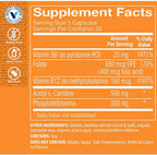 The Vitamin Shoppe Brain Sharp con Acetil-L-carnitina y Fosfatidilserina (90 Cápsulas)