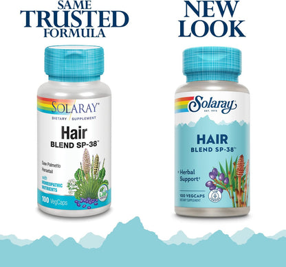 Solaray Hair Blend SP-38 - Apoyo Capilar – Horsetail (Equisetum arvense): Fuente natural de sílice, que contribuye – Image 2