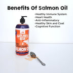 Nature's Diet Aceite de Salmón Noruego para Perros y Gatos - 946 ml