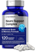 Horbäach Complemento Cerebral | 120 Cápsulas | Con Fosfatidilserina y DMAE | Vegetariano y Sin Gluten