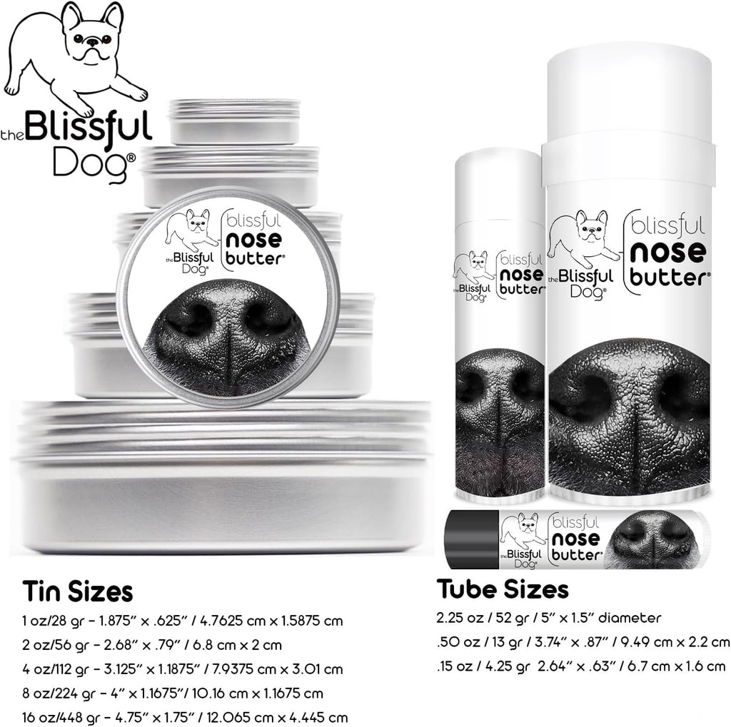 The Blissful Dog Cane Corso Nose Butter, Versatile Dog Nose Balm for Dry Nose, Handcrafted Nose Moisturizer, Easy-to-Apply Dog Essentials, Unscented, 2 oz.