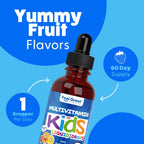 Feel Great Vitamins Multivitamínico Orgánico Líquido para Niños, 59 ml