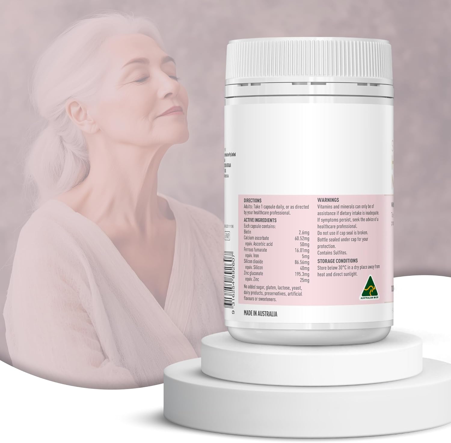 Healthy Care Super Hair Skin & Nails - 100 Cápsulas