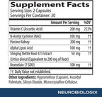 Neurobiologix Gut Histamine Support – Apoyo Digestivo e Inmune con Vitamina C, NAC y Bromelina, Favorece la Respuesta a la Histamina de los Alimentos, 60 Cápsulas Vegetarianas