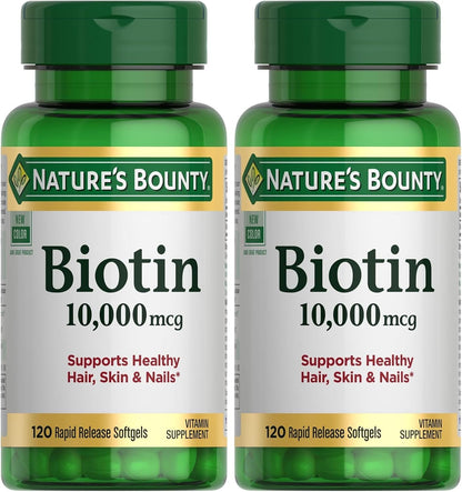 Nature's Bounty Biotina 10.000 mcg, 250 – Sin leche, lactosa, levadura ni pescado – Image 9