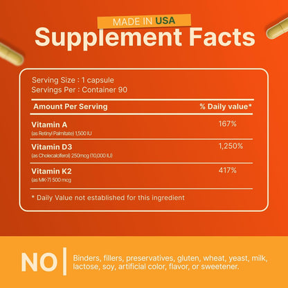 INVITA ADK 10 – Suplemento de Vitaminas A, – Vitamina A: contribuye al mantenimiento de la visión en condiciones – Image 7