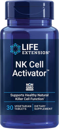 Life Extension NK Cell Activator™, Immune Support, NK Cell Activity, Enzymatically Modified Rice Bran, Non-GMO, Vegetarian, 30 Tablets