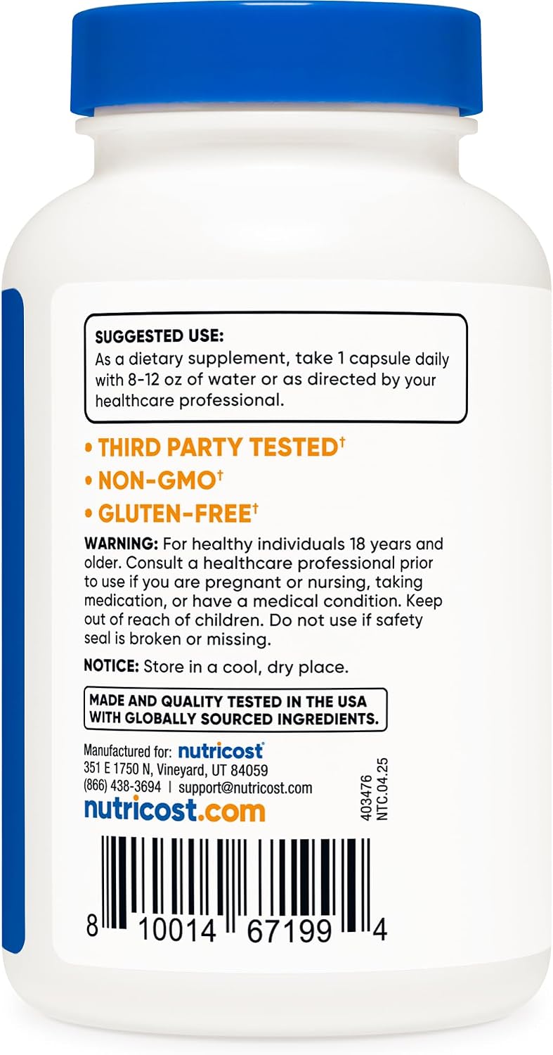 Nutricost Boro 3mg - 240 Cápsulas Vegetarianas - Sin Gluten y No Transgénico