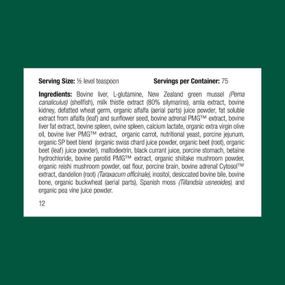 Standard Process Canine Dermal Support - Suplemento para la piel y glándulas suprarrenales para perros - 125 g – Image 2