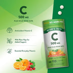 Nature's Truth Vitamina C con Rosa Mosqueta 500 mg, 110 Comprimidos