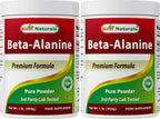 Best Naturals Betaína Anhidra (TMG) Pura en Polvo - 1 Libra (2 Paquetes)