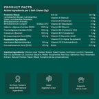 Paw Balance Probióticos y Multivitamínicos para Perros - 60 Masticables con Omega 3 y Calostro