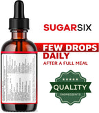 (2 Pack) Sugar Six, Sugar Six Drops, SugarSix, Sugar 6, SugarSix Support Formula, Sugar 6 Supplement, Sugar Six Formula, SugarSix Drops, Sugar Six Reviews, SugarSix Formula, 2 Bottles for 2 Months