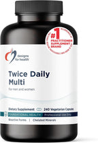 Designs for Health Multivitamínico Metilado sin Hierro - 240 Cápsulas