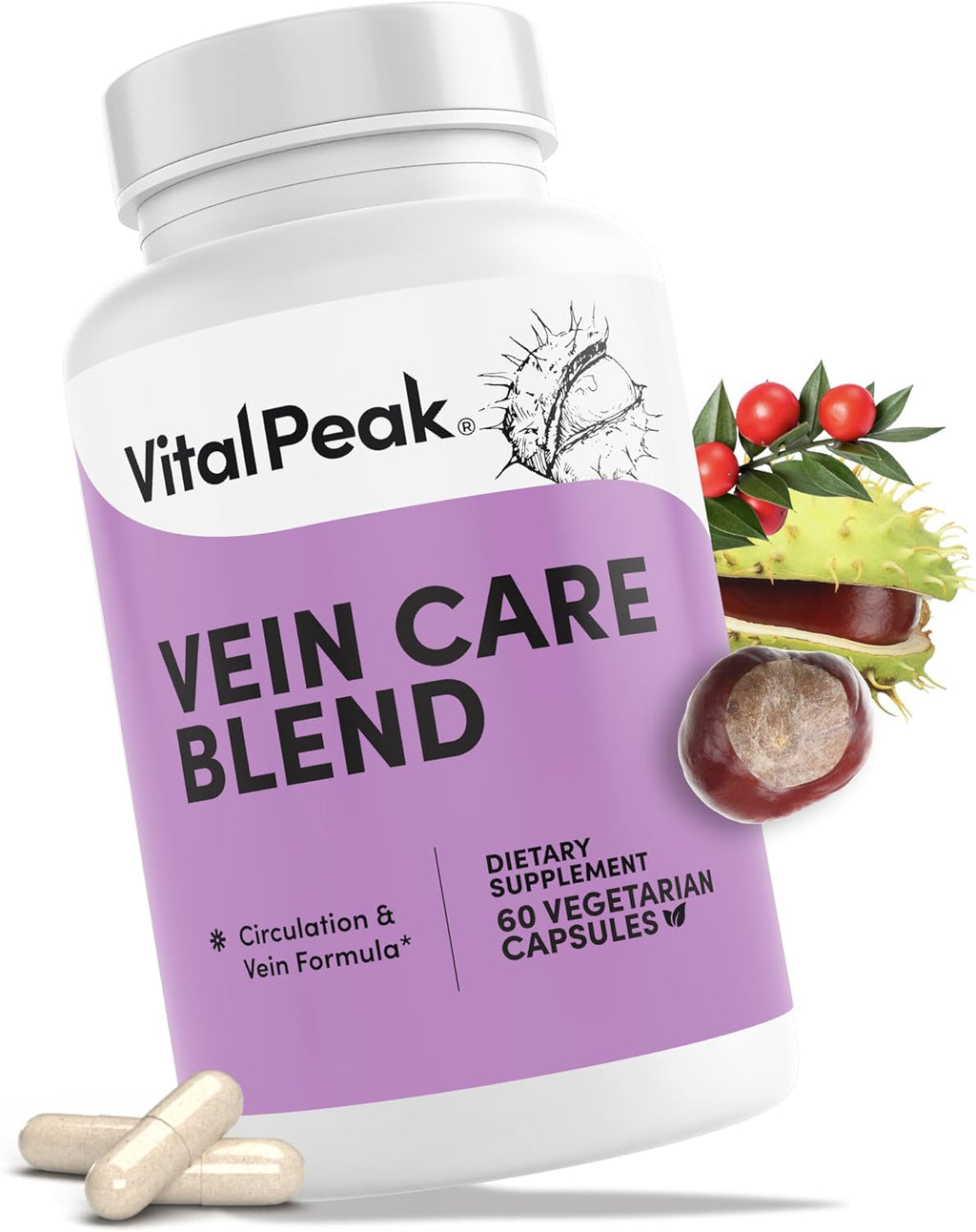 Vital Peak® Vein Care Blend - Apoyo circulatorio y venoso - 60 cápsulas