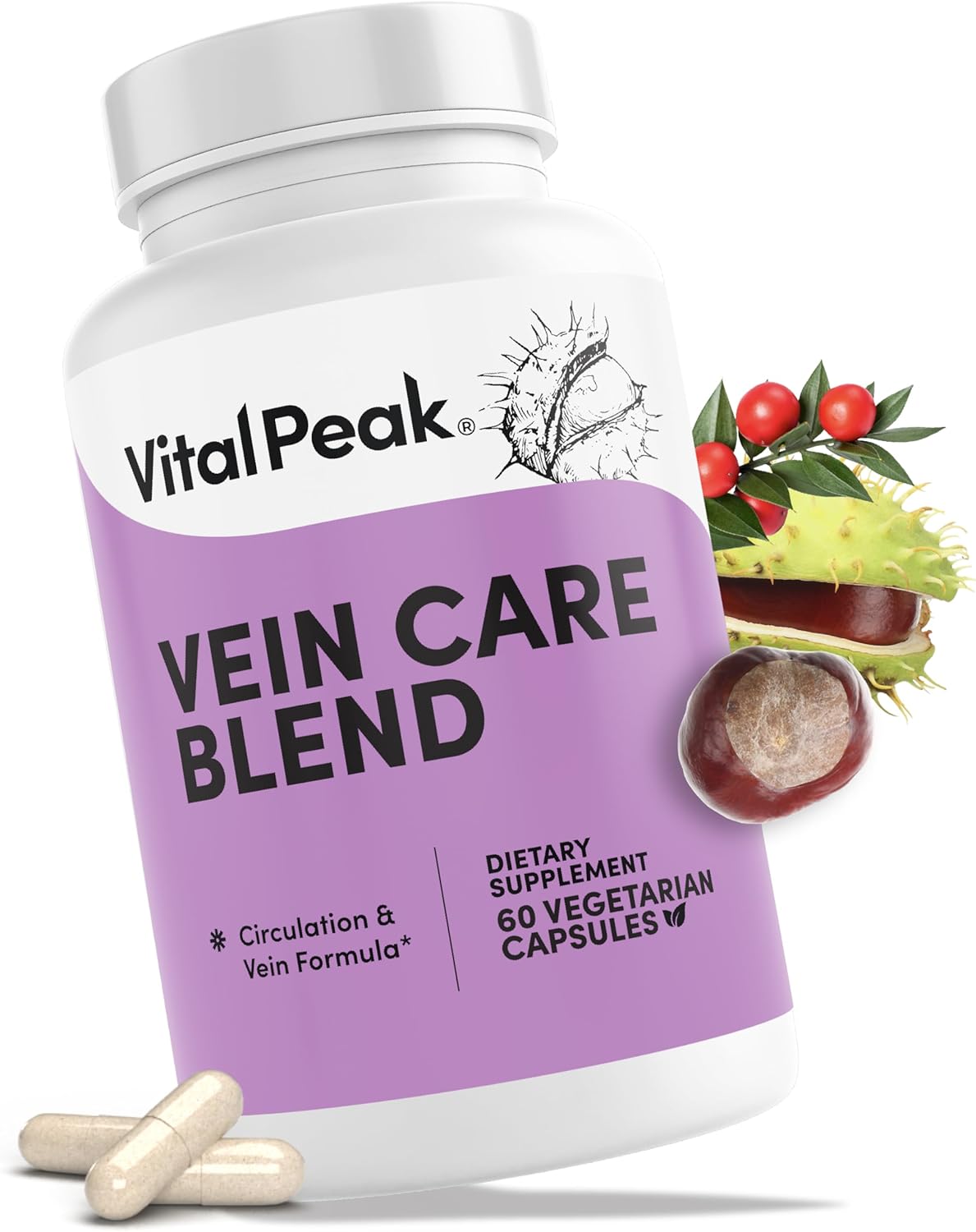 Vital Peak® Vein Care Blend - Apoyo circulatorio y venoso - 60 cápsulas