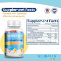 Neuraten Kids Suplemento de Atención y Concentración, 60 gominolas sabor bayas