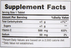 Nature's Bounty Vitamina C 500 mg Masticable con Escaramujo, 90 Comprimidos