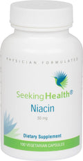 Seeking Health Niacina 50 mg, 100 cápsulas - Suplemento de vitamina B3 biodisponible