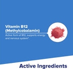 Superior Source Vitamina B12 Metilcobalamina 2500 mcg Comprimidos Sublinguales, 90 Unidades